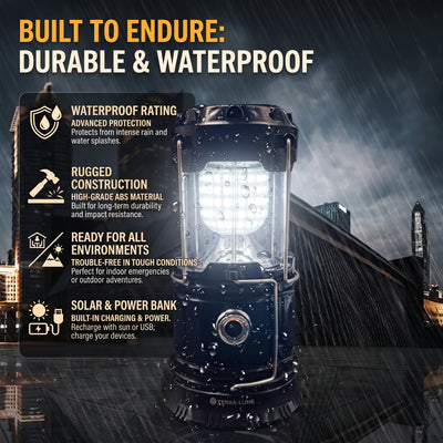 Luius™ Collapsible LED Lantern - 25+ Hour Emergency Light